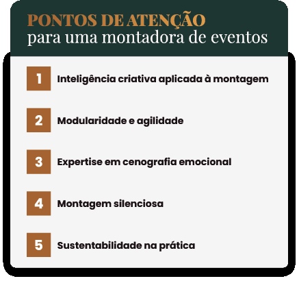 5 pontos de atenção para garantir um evento impecável