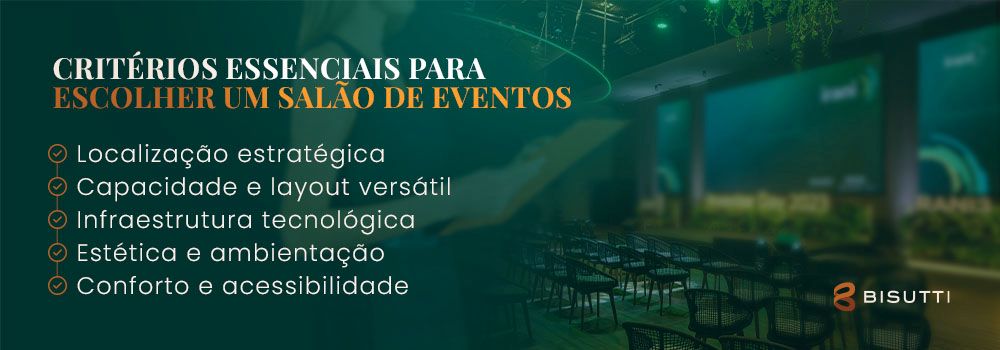 Critérios essenciais para escolher um salão de eventos infográfico para criterios para escolha do salão de festas perfeito