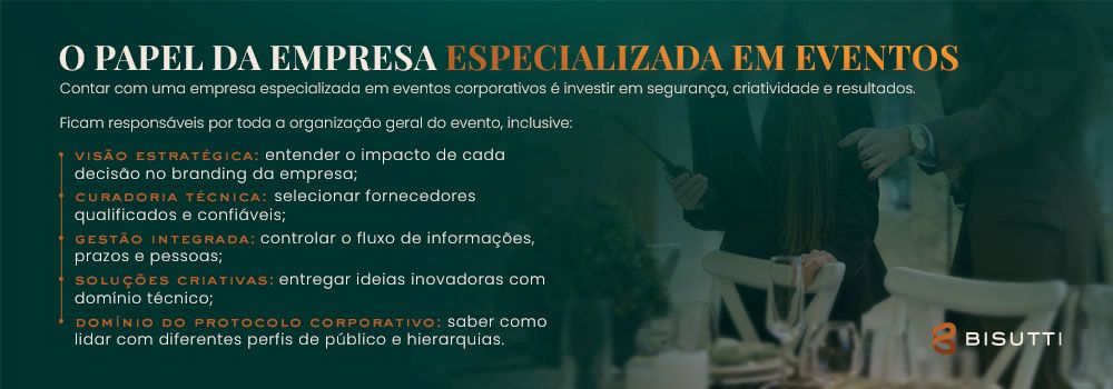 BISUTTI CORPORATIVO - PAPEL DA EMPRESA DE EVENTOS - GS2 MARKETING - DIVULGAÇÃO BISUTTI