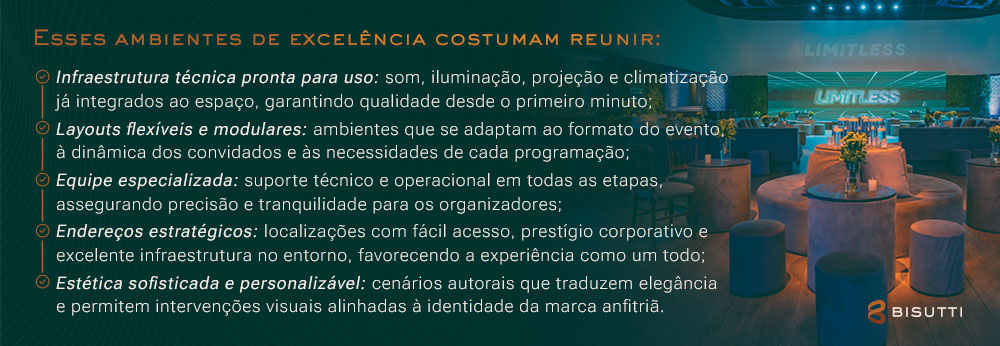 Esses ambientes de excelência costumam reunir.